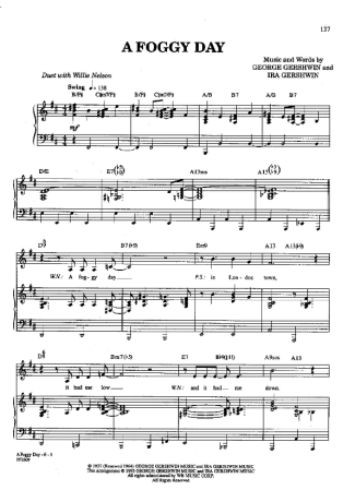 George Gershwin  score for Piano