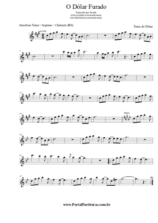 Gianni Ferrio  score for Tenor Saxophone Soprano (Bb)