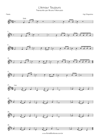 Score for Flute