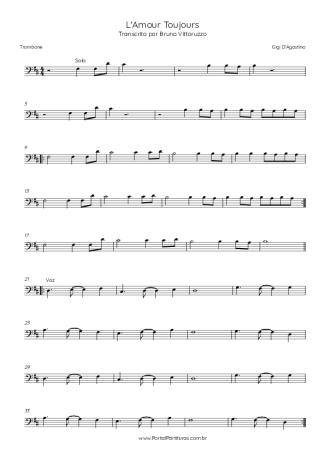Score for Trombone