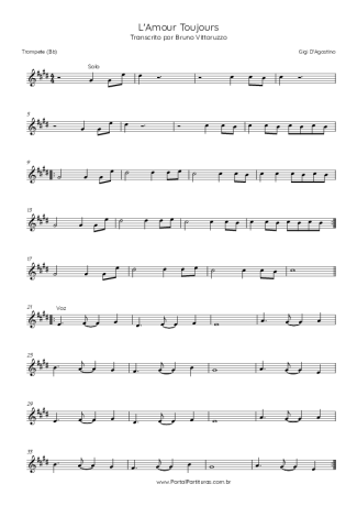 Score for Trumpet