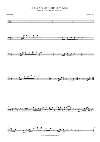 Gilberto Gil  score for Trombone