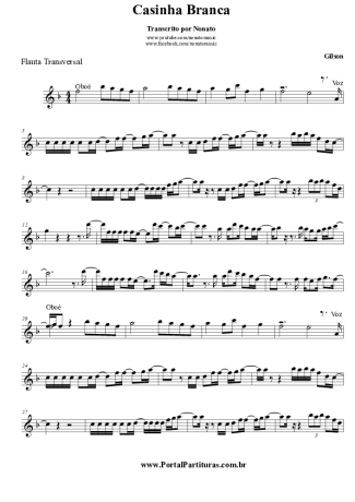 Gilson Casinha Branca score for Flute