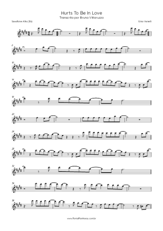 Score for Alto Saxophone