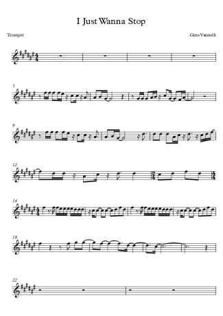 Gino Vannelli  score for Trumpet