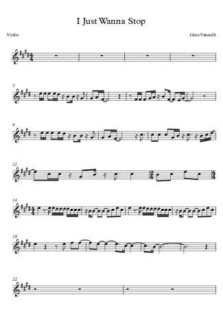 Gino Vannelli  score for Violin