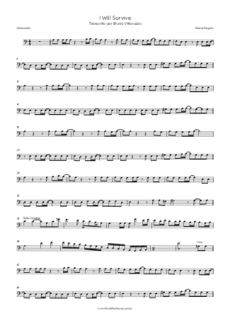 Score for Cello
