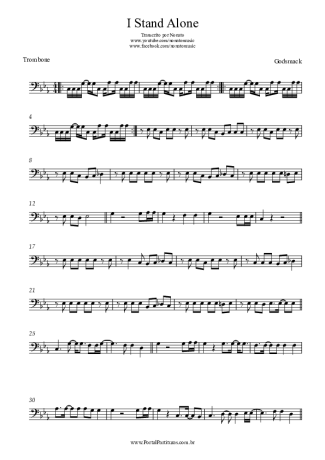 Godsmack I Stand Alone score for Trombone