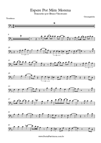 Gonzaguinha  score for Trombone