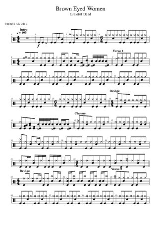 Score for Drums