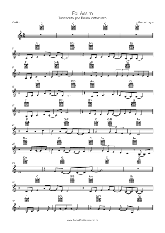 Score for Acoustic Guitar