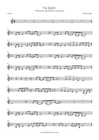 Score for Violin