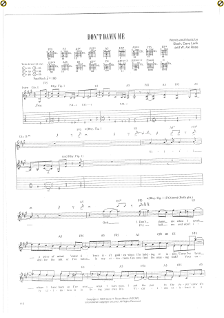 Guns N Roses  score for Guitar