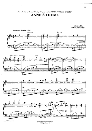 Hagwood Hard  score for Piano