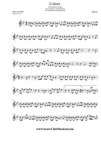 Halsey  score for Alto Saxophone