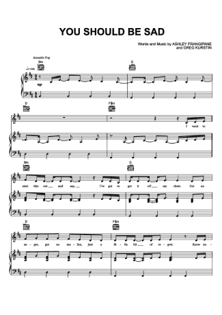 Halsey  score for Piano