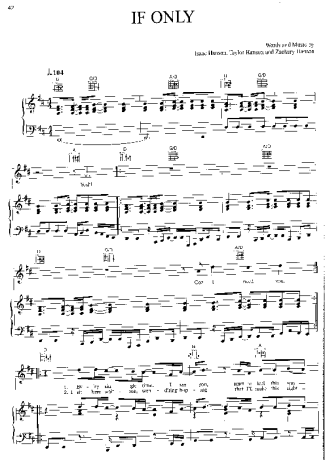 Hanson  score for Piano