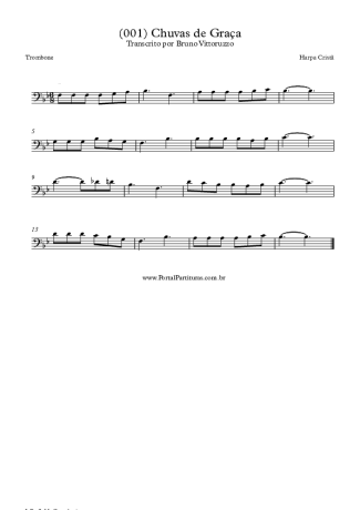 Harpa Cristã  score for Trombone