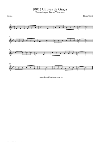 Harpa Cristã  score for Violin