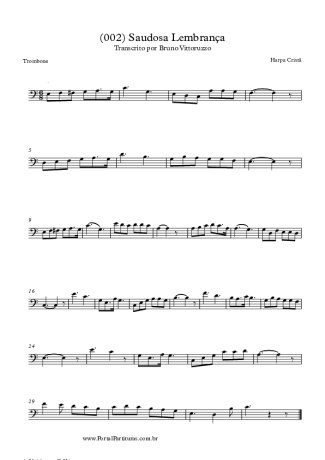 Harpa Cristã  score for Trombone