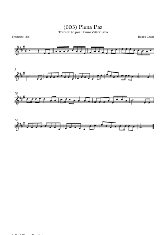 Harpa Cristã  score for Trumpet