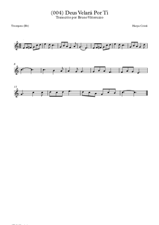 Harpa Cristã (004) Deus Velará Por Ti score for Trumpet