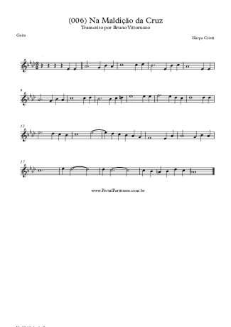 Harpa Cristã (006) Na Maldição Da Cruz score for Harmonica