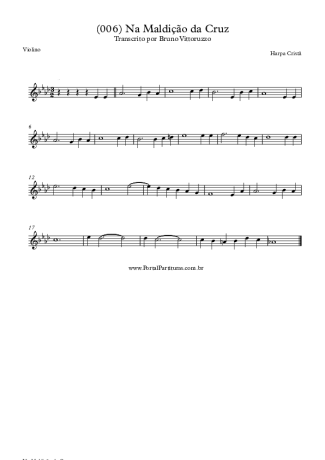 Harpa Cristã (006) Na Maldição Da Cruz score for Violin