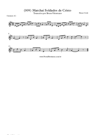 Harpa Cristã  score for Clarinet (C)