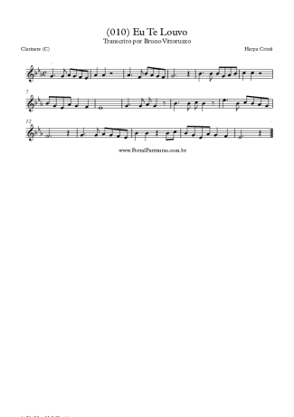 Harpa Cristã  score for Clarinet (C)