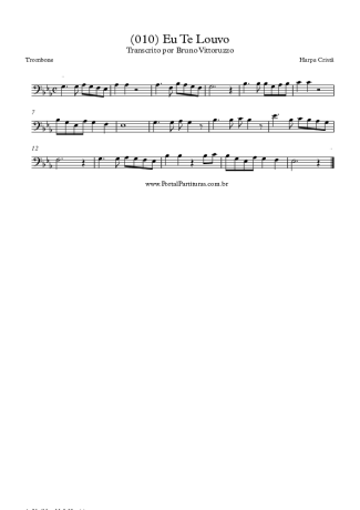 Harpa Cristã  score for Trombone