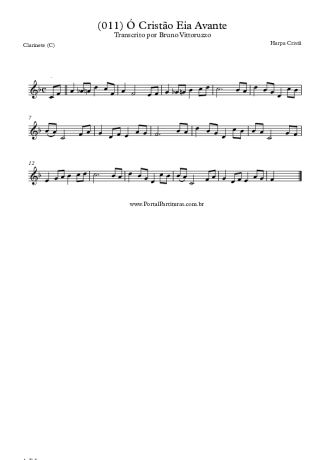 Harpa Cristã  score for Clarinet (C)