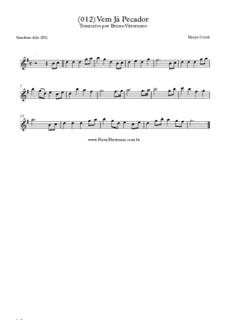 Harpa Cristã  score for Alto Saxophone