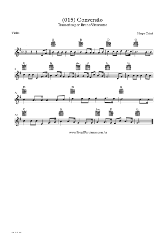 Harpa Cristã  score for Acoustic Guitar