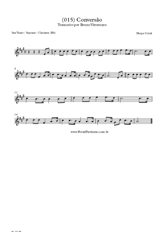 Harpa Cristã  score for Clarinet (Bb)