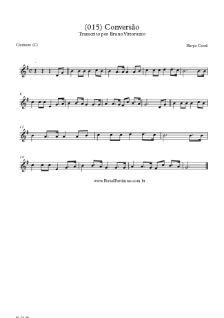 Harpa Cristã  score for Clarinet (C)