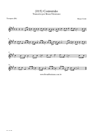 Harpa Cristã (015) Conversão score for Trumpet