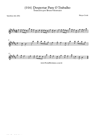 Harpa Cristã  score for Alto Saxophone