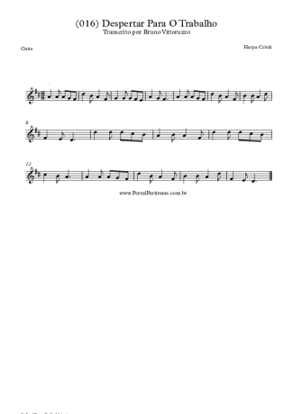 Harpa Cristã (016) Despertar Para O Trabalho score for Harmonica