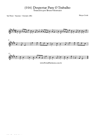 Harpa Cristã  score for Tenor Saxophone Soprano (Bb)