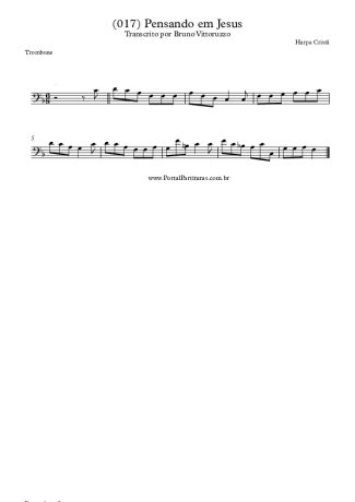 Harpa Cristã  score for Trombone