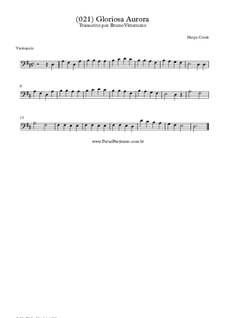 Harpa Cristã  score for Cello