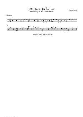 Harpa Cristã  score for Trombone