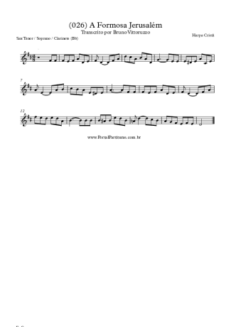 Harpa Cristã  score for Clarinet (Bb)