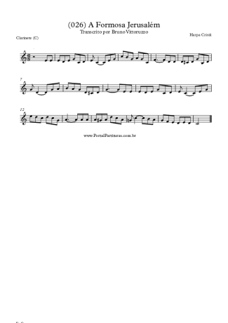 Harpa Cristã  score for Clarinet (C)