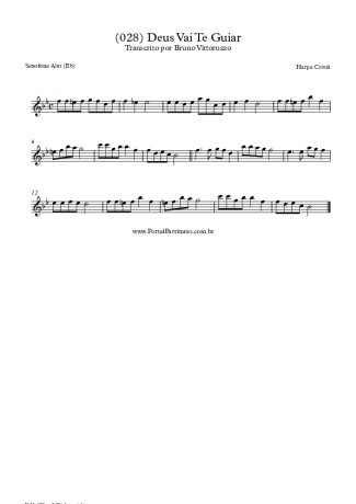 Harpa Cristã  score for Alto Saxophone