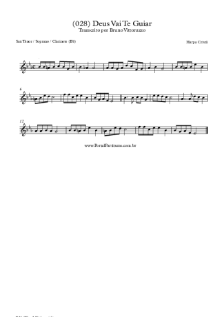 Harpa Cristã  score for Tenor Saxophone Soprano (Bb)