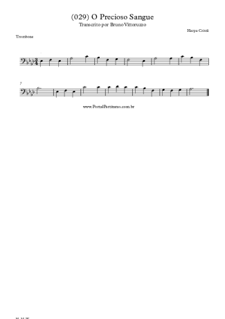 Harpa Cristã  score for Trombone