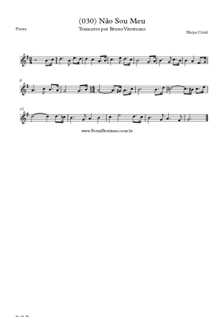 Harpa Cristã  score for Flute