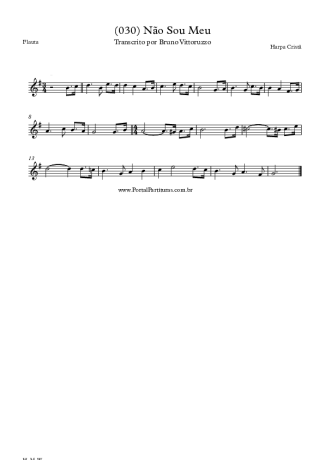 Harpa Cristã  score for Flute